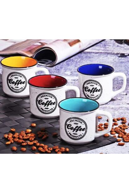 Home Benekli Renkli Kahve Fincani Trendyol
