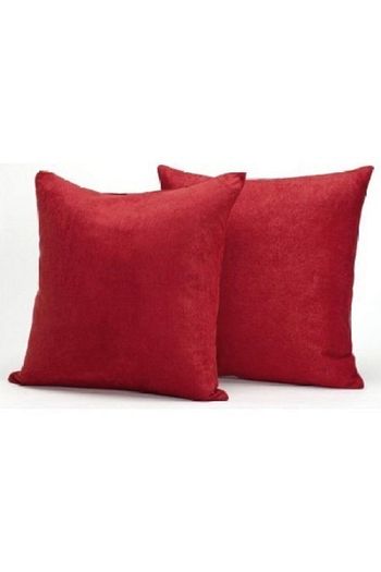 Melon Home Kirmizi 2li 43 43 Dosemelik Kadife Kumas Kirlent Kilifi Trendyol
