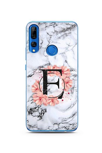 Spoyi Mermer Cicekli Harf Tasarim Super Seffaf Silikon Telefon Kilifi Huawei Y9 Prime 2019 E Harfi Trendyol