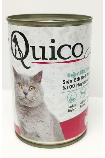 Quico Sigir Etli 100 Dogal Konserve Yas Kedi Mamasi 415 Gr Trendyol
