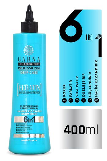 Garna Keratin Abyssinian Yagi Ve Pro Vitamin B5 Ile Hasarli Saclar Icin Onarici Bakim Kremi 400 Ml Trendyol