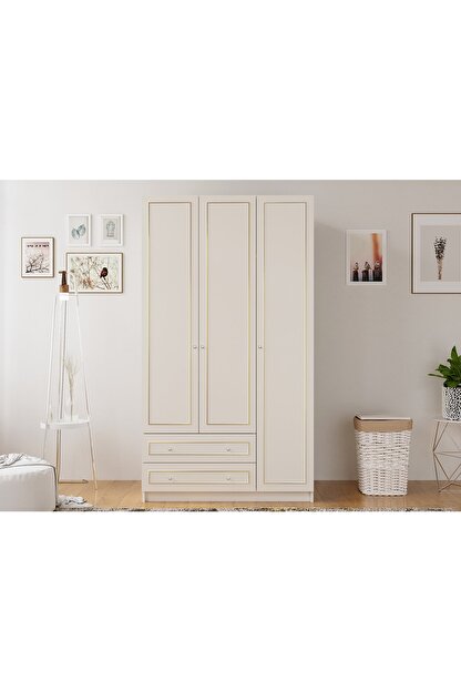 rabi gold country 3 kapakli 2 cekmeceli gardirop fiyati yorumlari trendyol