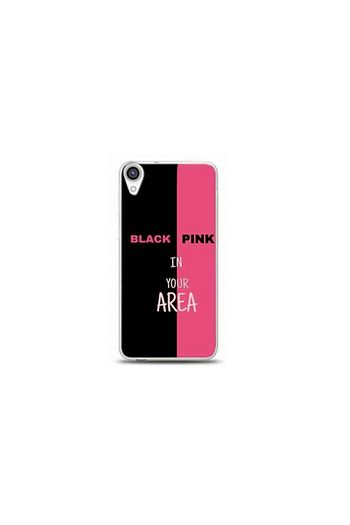 kilif madeni htc desire 820 black pink