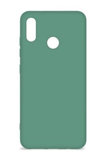 huawei y6p 2020 ici kadife lansman silikon kilif haki yesil