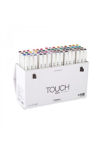shinhan touch twin brush marker kalem seti 60 renk b