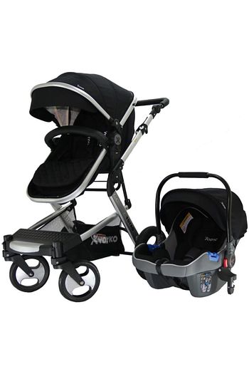 Yoyko Elegance Travel Sistem Siyah Silver Bebek Arabasi 3 In 1 Trendyol