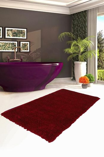 Queenhome Kirmizi Shaggy Hali 95x130 2044 Trendyol