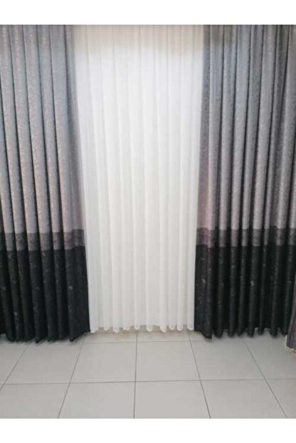 Brillant Pano Fon Antrasit Gri Renk Gecisli Kumas Iki Kanat Fiyati Yorumlari Trendyol