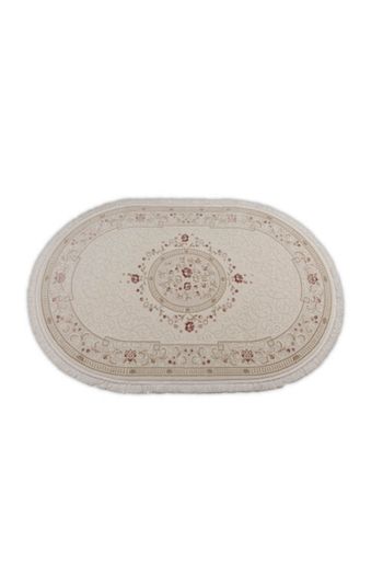 Tiffany Hali Zirve Tz024 Ag Oval Beyaz Gul Kurusu Trendyol