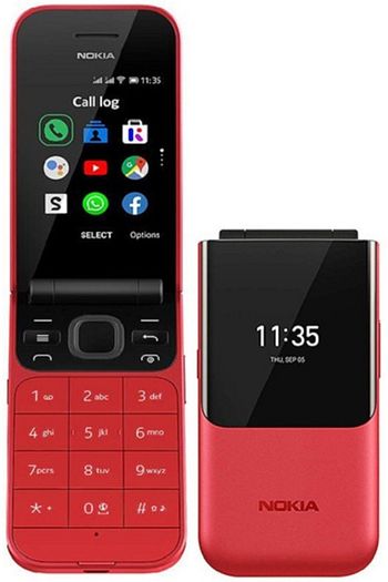 Nokia Kirmizi 2720 Flip Cift Ekranli Kapakli Telefon Trendyol