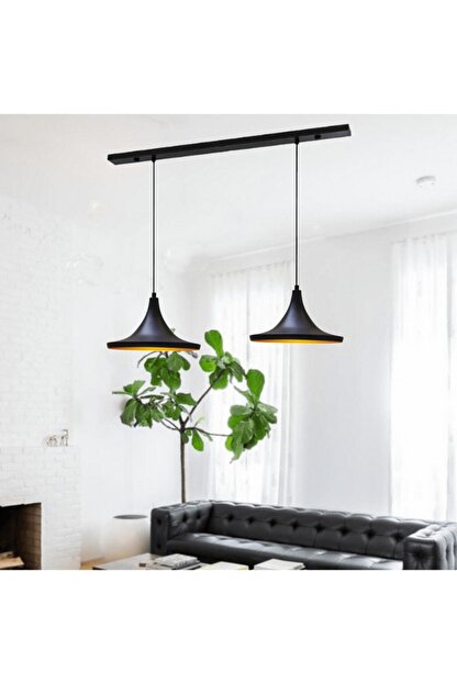 Bamyum Ikili Genis Siyah Sarkit Avize Fiyati Yorumlari Trendyol