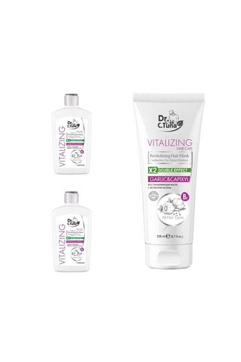 Farmasi Dr C Tuna Vitalizing Sarimsakli Sampuan 2x 500 Ml Canlandiri Sac Bakim Maskesi 200ml Trendyol