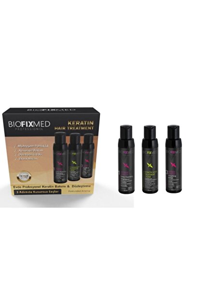 Biofix Yipranmis Saclara Ozel Keratin Brazillian Fon Bakim Seti 3 Lu Trendyol