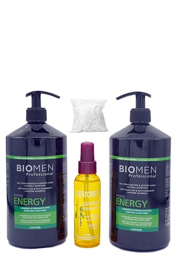 Biomen 2 Adet Sac Dokulmesine Ve Kepege Karsi Etkili 1000 Ml Sampuan 100 Ml Restorex Argan Yagi Bone Fiyati Yorumlari Trendyol