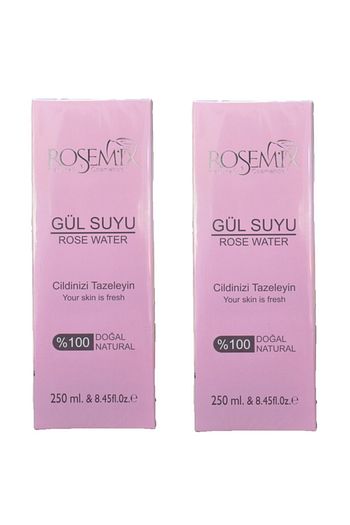Rosemix 2 Adet Rosemix 250 Ml 100 Dogal Gul Suyu Trendyol