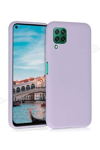 huawei p 40 lite silikon kilif lila