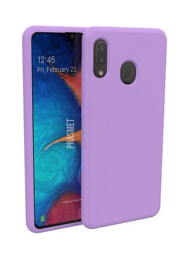 Prasmet Samsung Galaxy A20 Kilif Ici Kadife Yumusak Cilt Dokulu Lansman Kapak Lila Trendyol