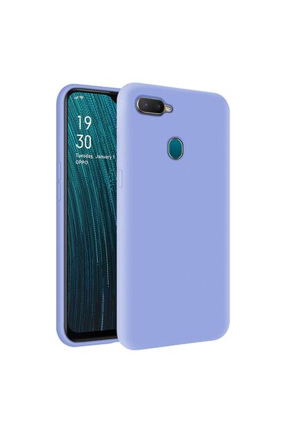 Kzy Iletisim Oppo A5s Ici Kadife Soft Logosuz Lansman Silikon Kilif Lila Trendyol