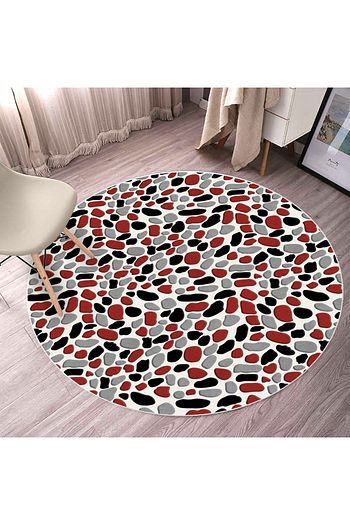 Moldia Kirmizi Yuvarlak Modern Kaymaz Tabanli Hali Kilim Kesme Yolluk Modelleri 2172 Trendyol