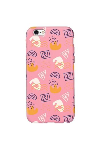Trihed Iphone 6 Pembe Renkli Silikon Abstract 2 Telefon Kilifi Trendyol