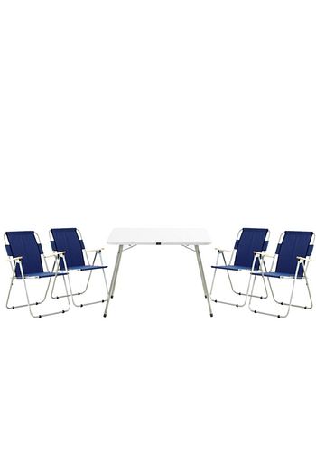 toysan lacivert katlanir kamp piknik bahce sandalyesi 4 adet ve 60x80 masa fiyati yorumlari trendyol