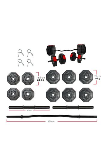 tan spor tanspor 40kg dambil dumbell agirlik halter seti kisa bar z bar seti fiyati yorumlari trendyol