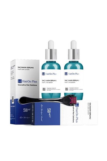 Hairon Plus Sac Bakim Mavi Serum Dermaroller 2 X 50 Ml Trendyol