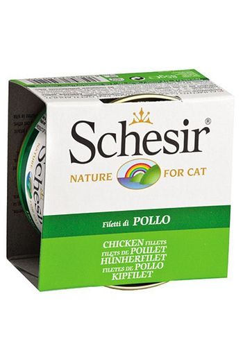Schesir Jel Icinde Tavuk Etli Konserve Kedi Mamasi 85 Gr Trendyol