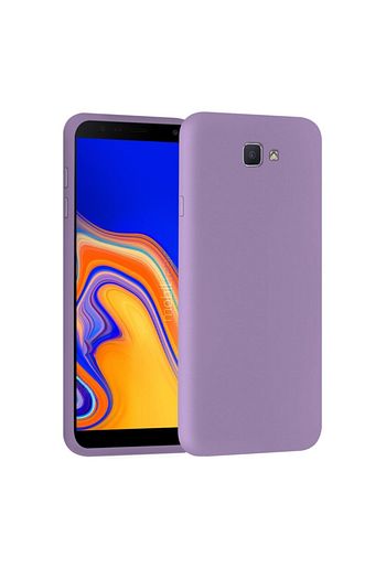 samsung galaxy j4 plus lila ici kadife lansman silikon kilif