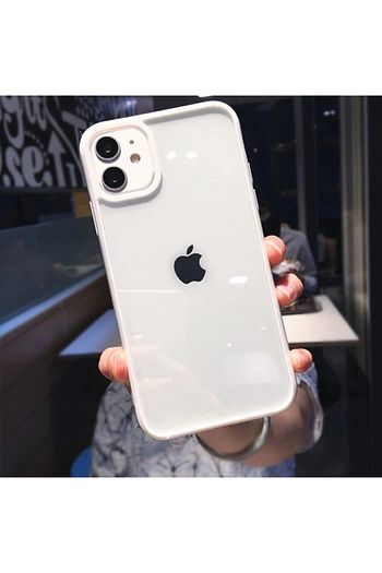 Hypercep Iphone 11 Kenari Renkli Beyaz Darbe Onleyici Seffaf Silikon Kilif Trendyol