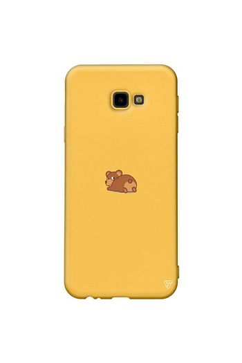 Trihed Samsung J4 Plus Sari Renkli Silikon Bear Telefon Kilifi Trendyol