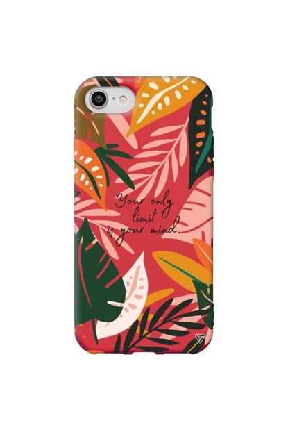 Trihed Iphone 7 Kirmizi Renkli Silikon Limit Is Your Mind Telefon Kilifi Trendyol
