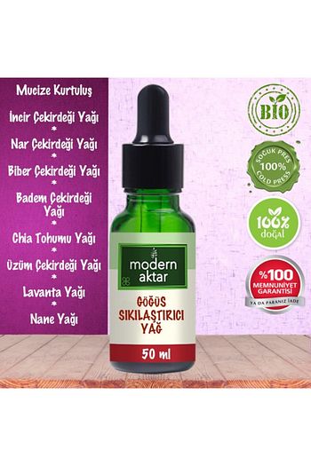 Modern Aktar Dogal Gogus Sikilastirici Yag 50 Ml Trendyol