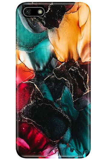 huawei y5 2018 kilif silikon baskili desenli arka kapak