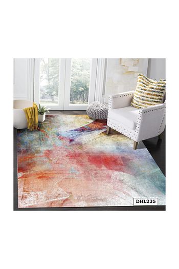 Cappio Hali Dijital Baski Renkli Desenli Hali Dhl235 Trendyol