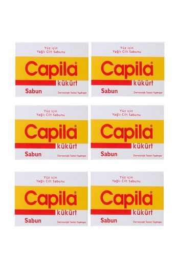 Capila Kukurt 90 G 6 Adet Yagli Ciltler Icin Kukurtlu Ve Katranli Yuz Sabunu Trendyol