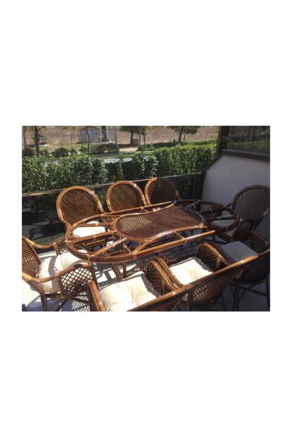 Bambu Bahce Ve Balkon Masa Sandalye Takim Fiyati Yorumlari Trendyol