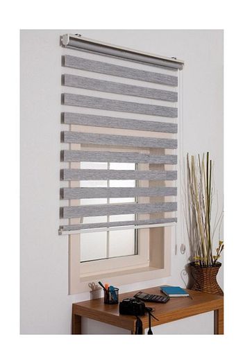 Tac Bambu Zebra Perde Gri Renk Trendyol