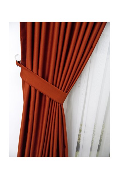 Yuka Yu Ka Home Ada Fon Kiremit Fon Perde 80x270 Cift Kanat Fiyati Yorumlari Trendyol