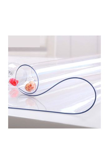 Ceren Seffaf 2 5 Mm Es 90 Cm X 120 Cm Kalin Pvc Kaymaz Masa Ortusu Koruyucu Trendyol