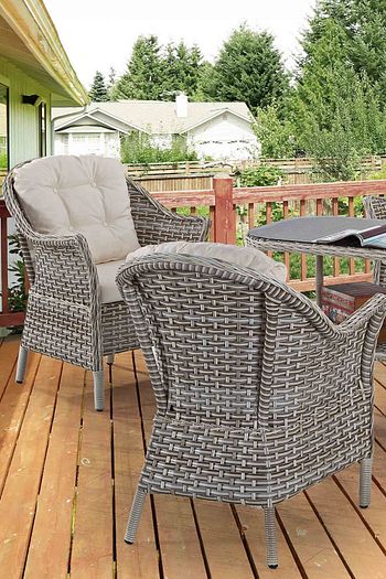 vieno home garden alba orgu rattan bahce balkon ikili koltuk masa 4 parca keyif seti fiyati yorumlari trendyol