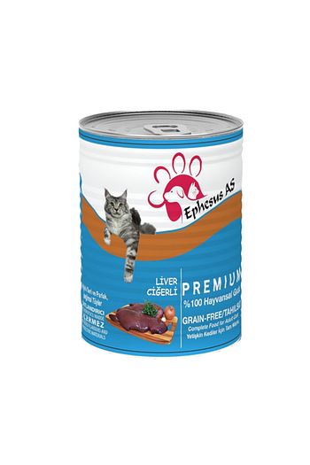 Ephesus As 415 Gr X 6 Adet Premium Liver Cigerli Kedi Konservesi Yas Mama Trendyol