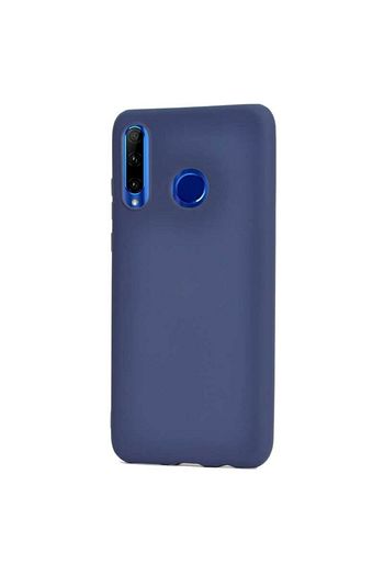 huawei honor 20 lite kilif premier silikon esnek koruma nano glass lacivert