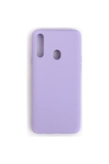 huawei y7 2019 lila ici kadife lansman silikon kilif