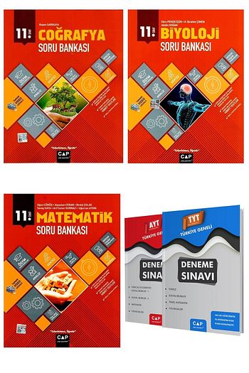 Cap Yayinlari Cap 11 Sinif Cografya Biyoloji Matematik Anadolu Soru Bankasi Trendyol