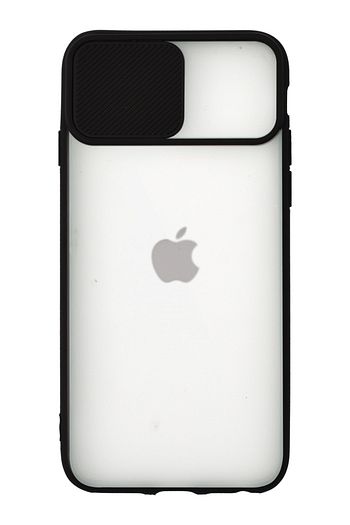 apple iphone 7 kapak lensi acilir kapanir kamera korumali silikon kilif siyah