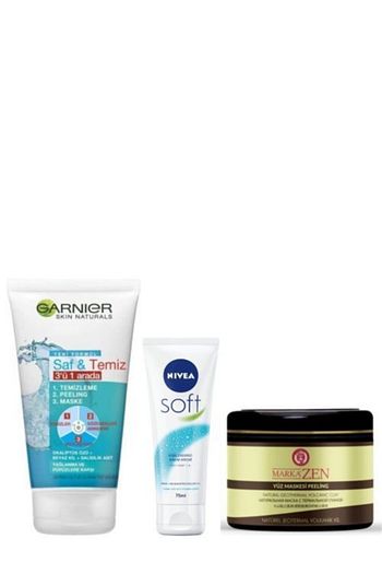 Garnier 3in1 150ml Nivea Soft Tup Krem75ml Markazen Volkanik Kil Yuzmask 250 Ml Fiyati Yorumlari Trendyol