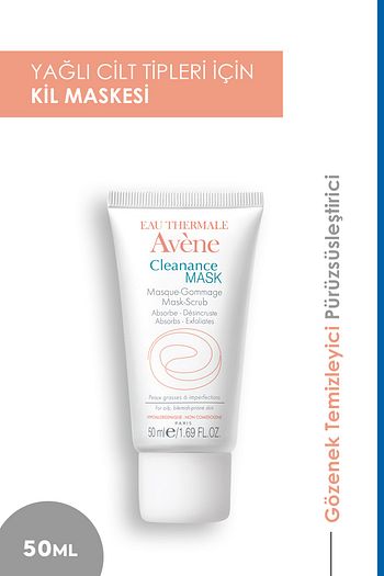 Avene Cleanance Mask 50 Ml Yagli Ciltler Icin Maske Trendyol
