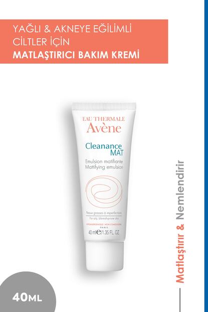 Avene Cleanance Mat Emulsion Matifiante 40 Ml Yagli Ciltler Icin Nemlendirici Krem Trendyol