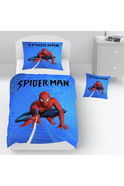 Emiroglu Erkek Cocuk Mavi Spiderman Desen Orjinal Petek Kumas Pike Takimi Yastik Ve Krilent Set Fiyati Yorumlari Trendyol